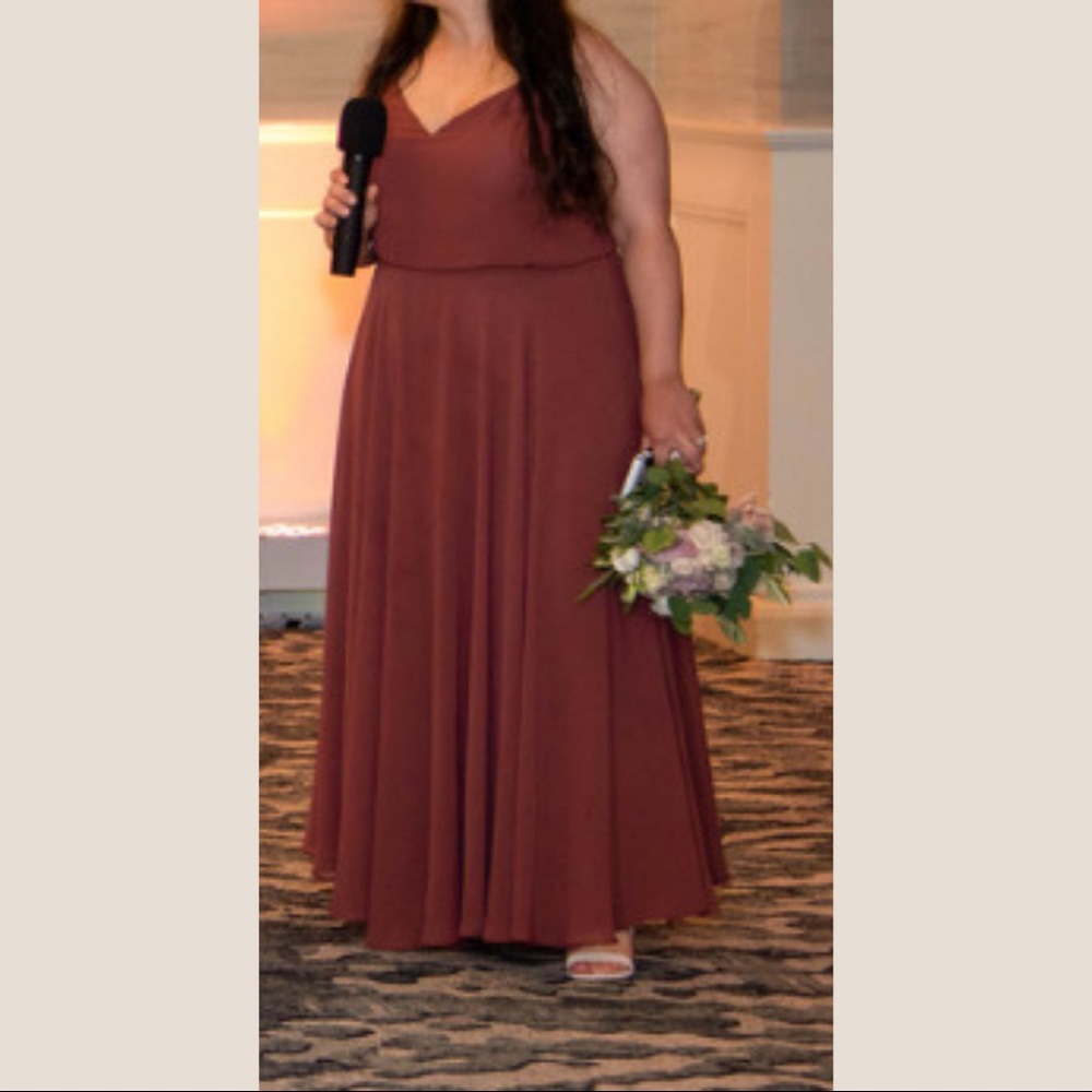 Jenny Yoo Cinnamon Rose Bridesmaid Dress